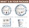 Western Cowboy Baby Shower Tableware Set – Party Supplies for 24 Guests (Blue)